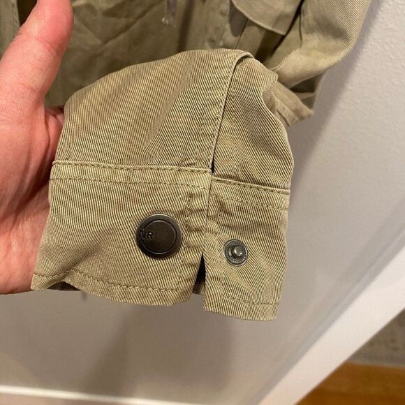 Natural Reflections NWOT Women's Size Medium Tencel Cotton Tan Utility Jacket - Picture 5 of 8